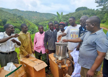 Delivery of beekeeping equipment to communities in Njebete villages in Chitipa District, Malawi.